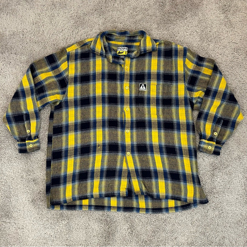 Boss by IG Design Flannel Long Sleeve Shirt